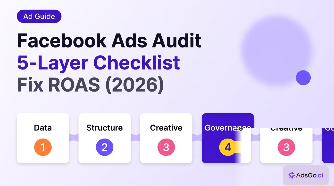 Facebook Ads Audit: 5-Layer Checklist to Fix ROAS (2026)