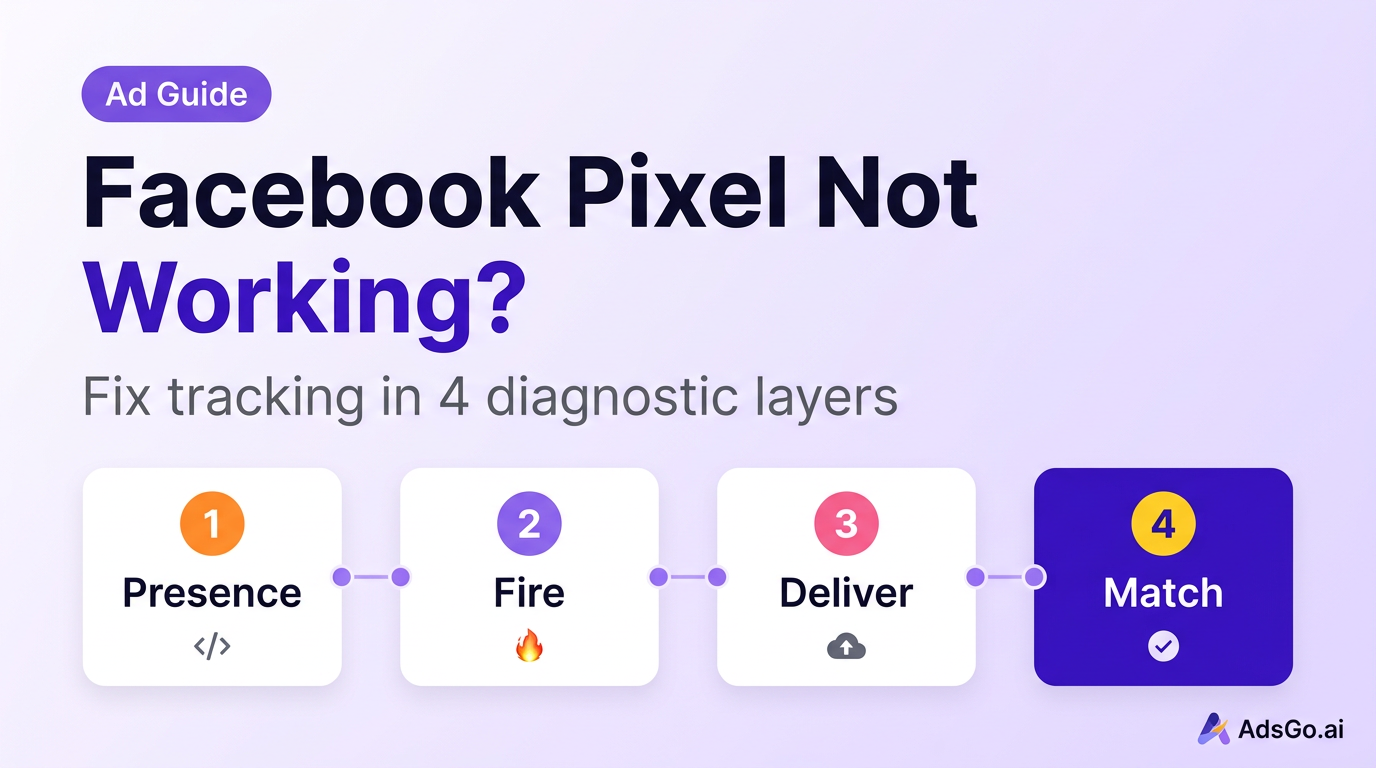 Facebook Pixel Not Working? Complete Fix Guide (2026)