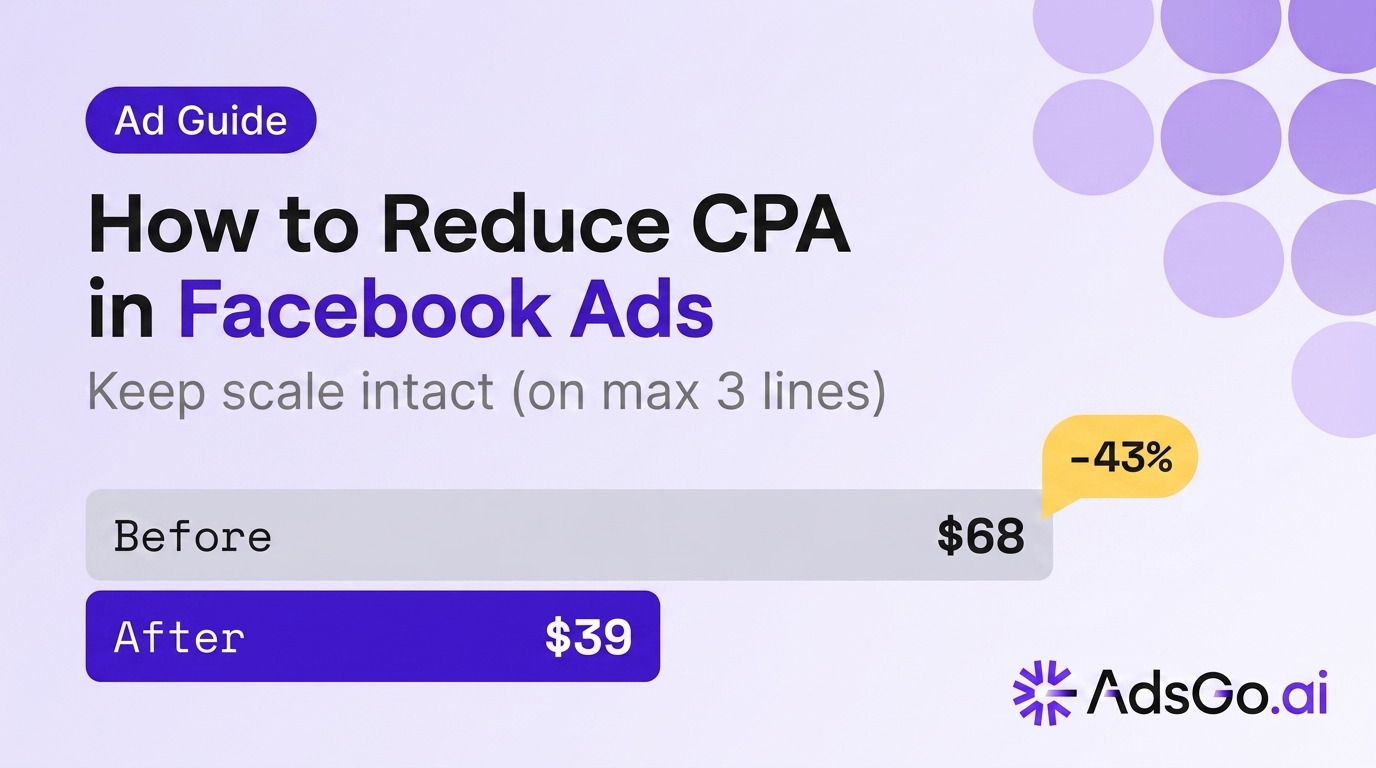 How to Reduce CPA in Facebook Ads Without Killing Scale
