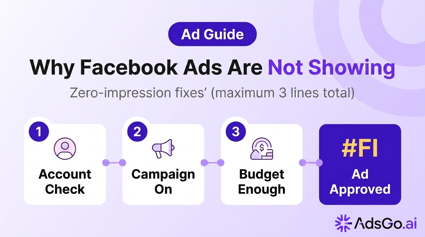 Why Facebook Ads Are Not Showing (2026 Fix Guide)