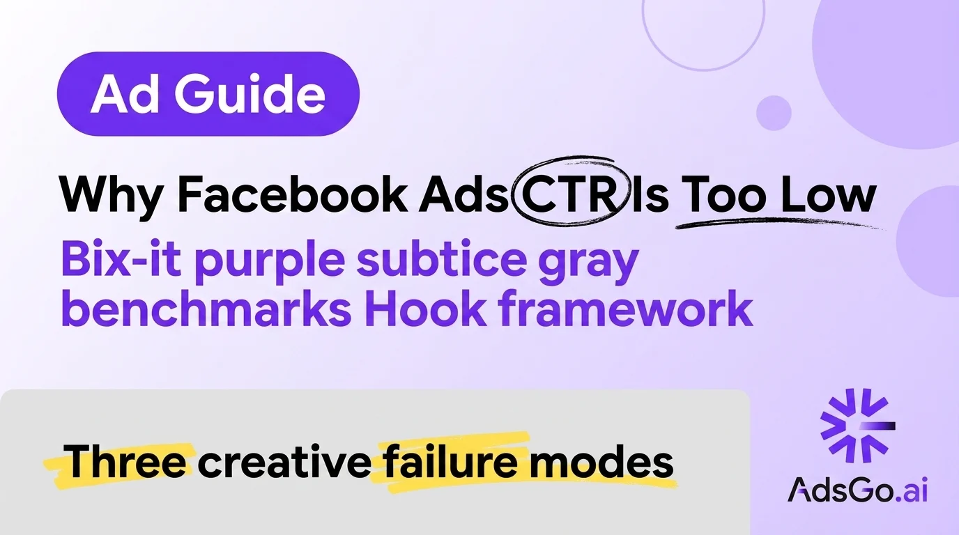 Why Facebook Ads CTR Is Too Low (and How to Fix It)