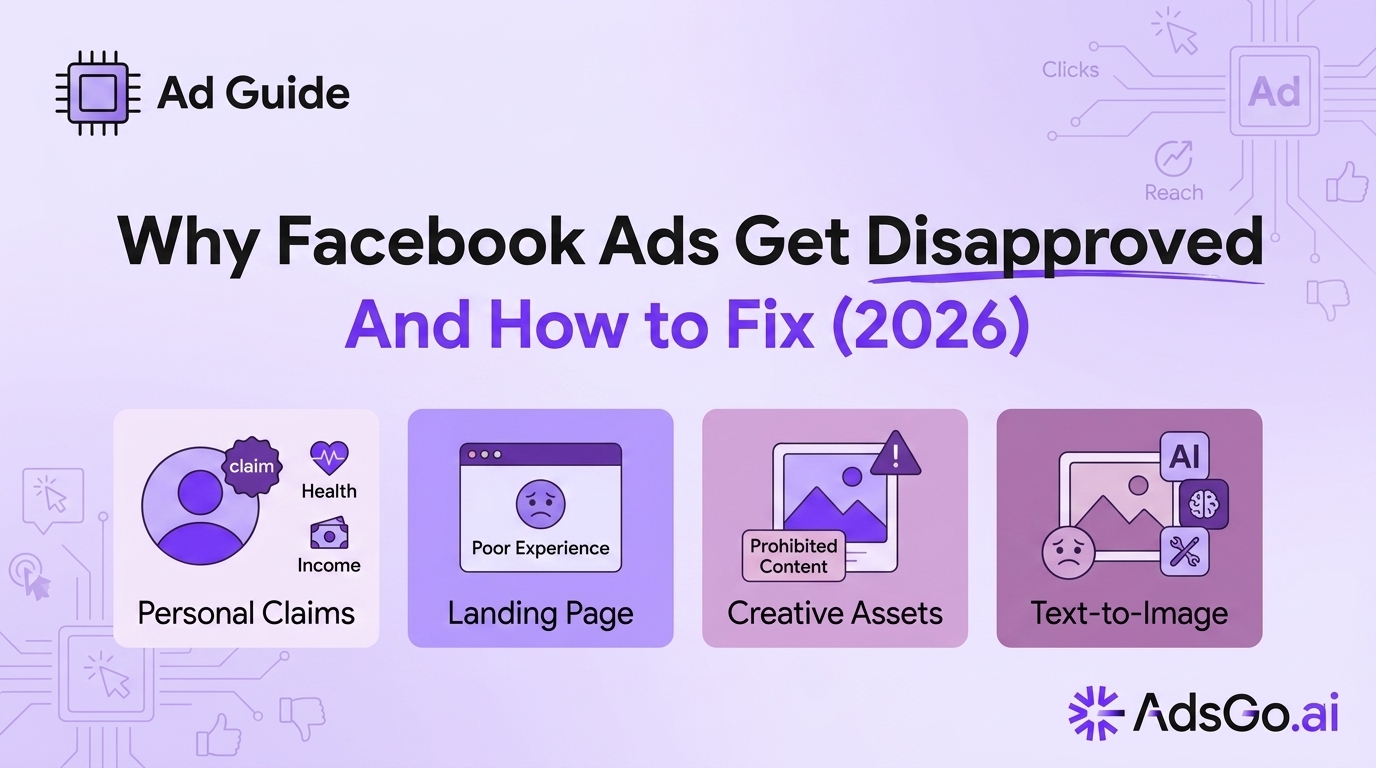 Why Facebook Ads Get Disapproved (And How to Fix) (2026)