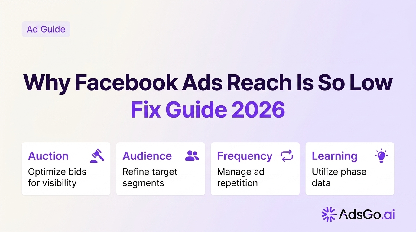 Why Facebook Ads Reach Is So Low (Fix Guide 2026)