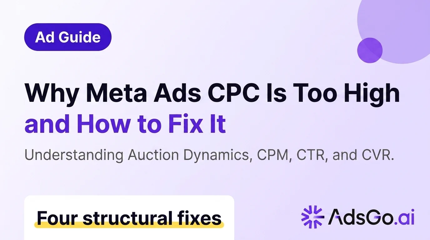 Why Meta Ads CPC Is Too High (and How to Fix It)