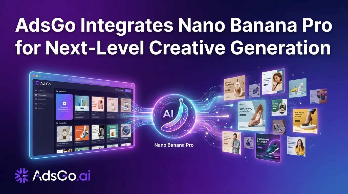 AdsGo Integrates Nano Banana Pro for AI Creative Generation